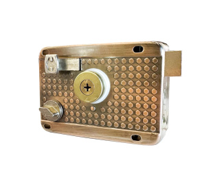 Замок механический накладной 300 (крестообразный ключ)