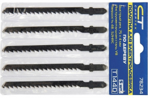 Полотно для эл/лобзика СИБРТЕХ  75*2,5мм, по дереву