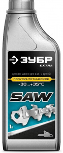 Масло для пильных цепей ЗУБР EXTRA, полусинтетика, 1л