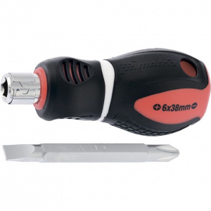 Отвертка комбинированная SL6,0*PH№2, 38мм, CrMo "Matrix"