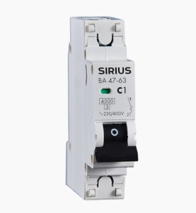 Автоматический выключатель ВА 47-63 1P 63А (С) 4,5кА Sirius