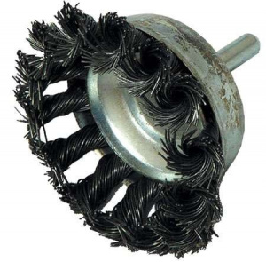 Щетка для дрели угловая  75 мм со шпилькой