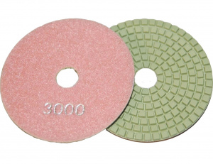 Круг (диск) алмазный полировальный гибкий (черепашка) Р3000 TT