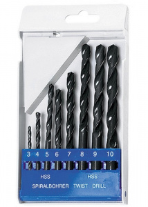 Набор сверл по металлу HSS 3,0-10мм (8шт) SPARTA