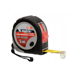 Рулетка  5м*19 мм "Matrix" Сontinuous обрез корпус