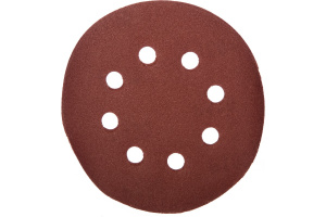 Круг абразивный под "липучку" с отверстиями 125мм Р180 VIRA