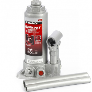 Домкрат  4,0 т MATRIX MASTER, кейс