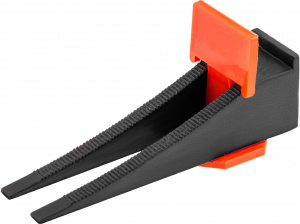 Система выравнивания плитки СВП "Флажок" DECOR 40+40шт (1.4мм зажим+клин)