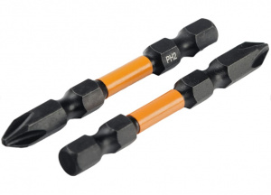 Биты S2 PH2 * 60мм, торсионные VIRA  2шт.