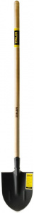 Лопата штыковая ZINLER копальная остроконечная с деревянным черенком 1200мм