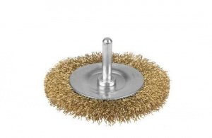 Щетка-крацовка дисковая д/дрели 100 мм со шпилькой
