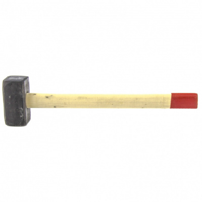 Кувалда 6,0 кг, кованая головка, деревянная ручка