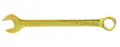 Ключ комбинированный 24 мм СИБРТЕХ желтый цинк