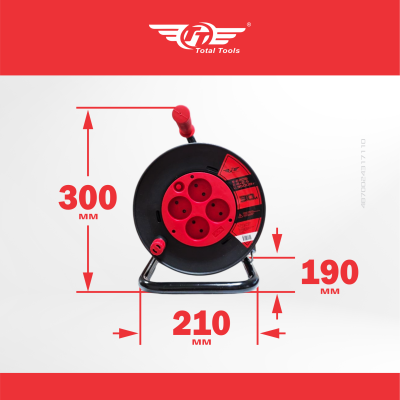 Удлинитель электрический 30 м 4 розетки TT