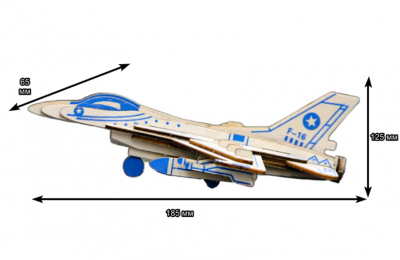 Сборная декоративная модель TT “F-16 Fighting Falcon” 