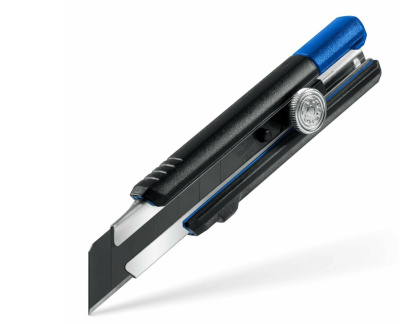 Нож 25мм, ЗУБР "ЭКСПЕРТ", метал.направляющая, винтовой фиксатор лезвия.