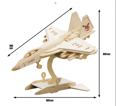 Сборная декоративная модель TT “Су-57”