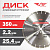 Диск алмазный по асфальту и бетону 350*25.4(F40) TT