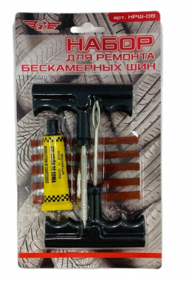 Набор для ремонта бескамерных шин TT НРШ-08