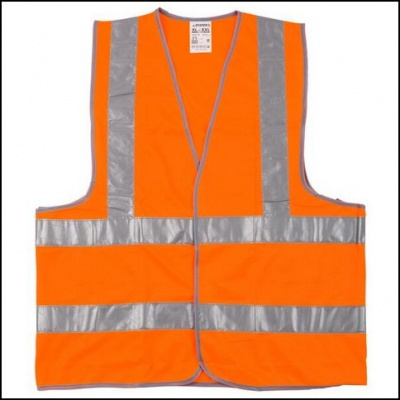 Жилет STAYER "МАСТЕР" сигнальный, оранжевый, размер XL (50-52)