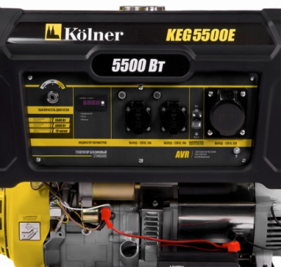 Бензогенератор KOLNER KEG5500E 5,5 кВт AVR