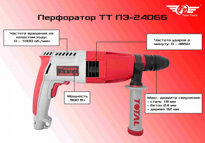 Перфоратор TT ПЭ-2406Б