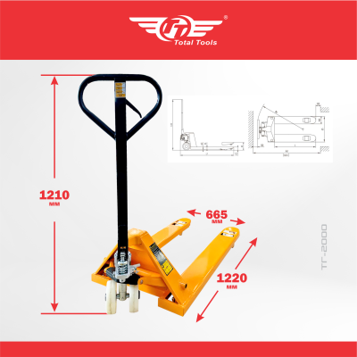 Тележка гидравлическая 2 тонны NEW TON