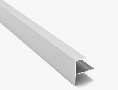 Профиль алюминиевый F-образный RAL 9016 (3м)