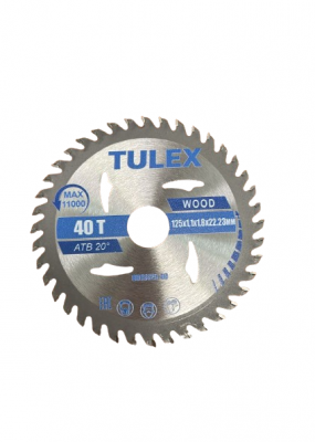 Диск (круг) пильный  TULEX  125*22,23 (40Т)