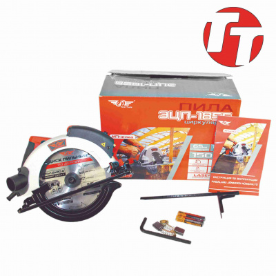 Пила циркулярная TT ЭЦП-185Б (лазер)