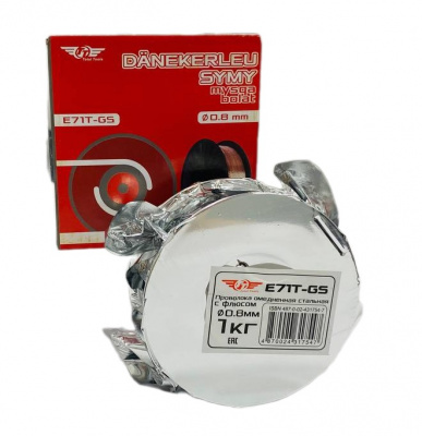 Проволока сварочная самозащитная TT E71T-GS 0,8мм - 1кг с флюсом