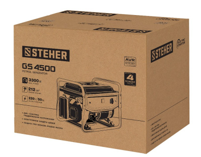 Бензогенератор STEHER GS-4500