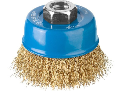 Щетка угловая  60 мм латунь ЗУБР