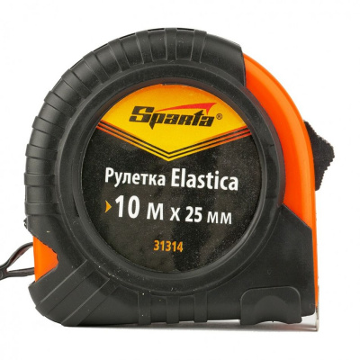 Рулетка 10м*25 мм SPARTA Elastica