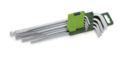 Набор кл. шестигранников с шаром 1,0-10мм,  9шт ДЕЛО ТЕХНИКИ удлиненные