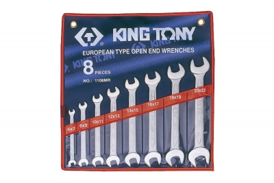 Набор кл. рожковых 6-22мм "KINGTONY" 8шт.