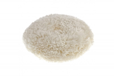 Диск полировальный "под липучку" плетеная шерстяная нить 125мм MATRIX