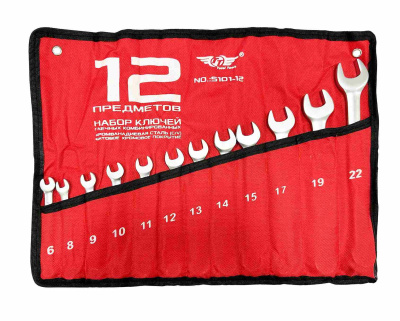 Набор ключей комбинированных 6-22 ТТ 12 шт 