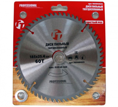 Диск (круг) пильный TT 185*25,4(60Т)