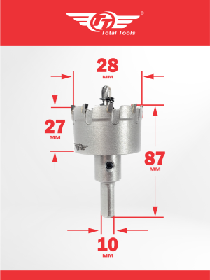 Коронка  28 мм по металлу победитовая ТТ