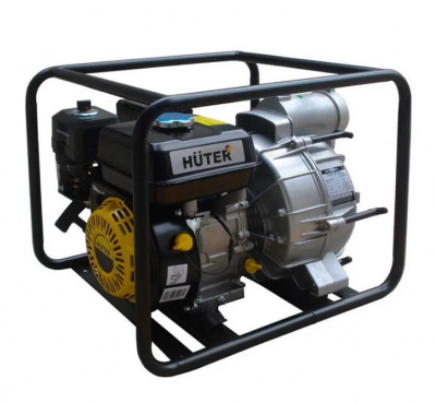 Мотопомпа бензиновая HUTER MP-100