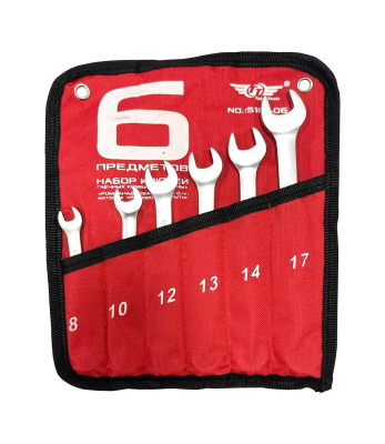 Набор ключей комбинированных 8-17 ТТ 6 шт