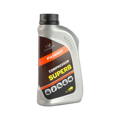 Масло компрессорное 1л. PATRIOT Garden Compressor Oil GTD 250/VG