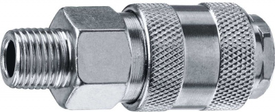 Переходник 1/4"M - рапид муфта ЗУБР
