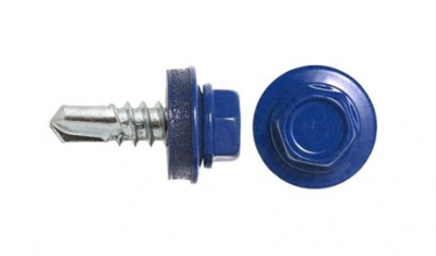 Кровельный саморез 5,5*19 (ультрамариновые) RAL 5002 