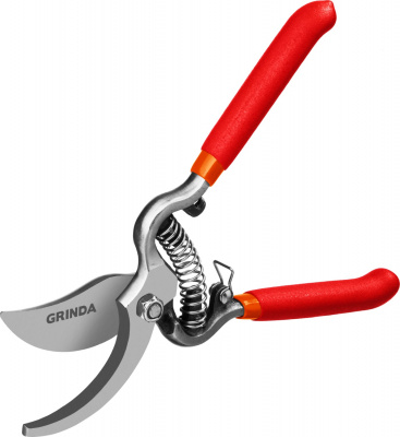 Секатор GRINDA, 200мм, цельнокованый , плоскостной G-3