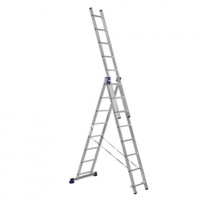 Лестница алюминиевая  3 секц.  8 ступ.
