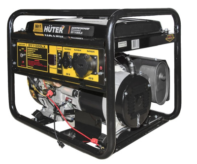 Бензогенератор HUTER DY11000LX-электростартер (без аккумулятора)