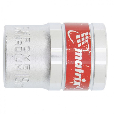 Головка  18мм 6-гранная CrV под квадрат 1/2