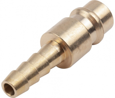 Разъем 1/4" EURO папа-елочка  6мм,латунь AV Steel
